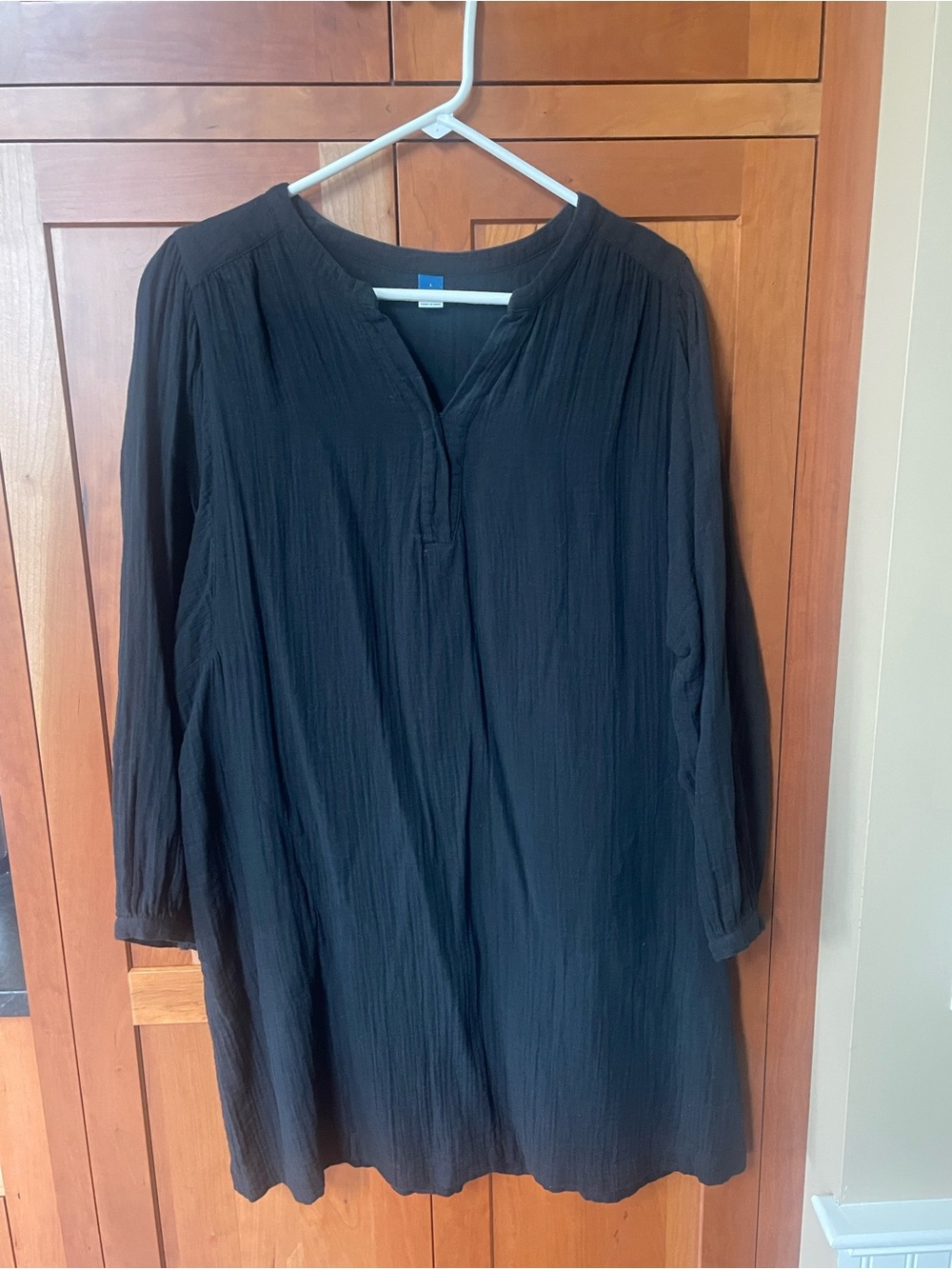 Black Long Sleeve Tunic Dress from Old Navy